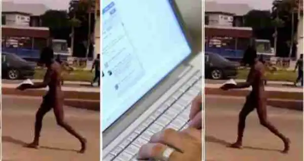 Yawa Don Gas!! 19-Year-Old Boy Runs Mad And Eats Grass After Visiting Babalawo For Yahoo Plus See photo